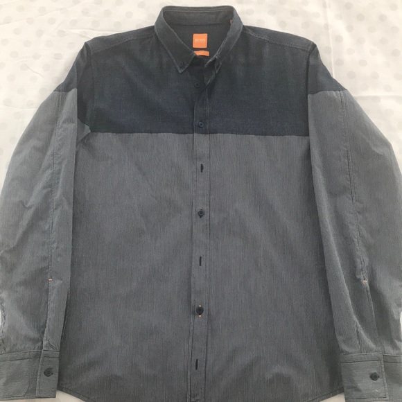 Hugo Boss Other - Hugo Boss Orange Button Down Shirt